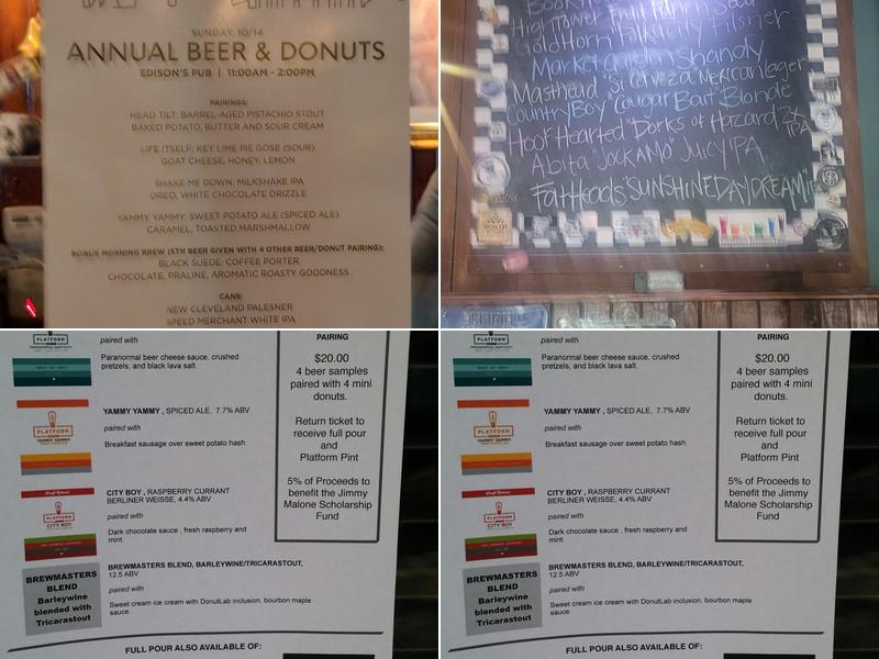 Edison's Pub Menu