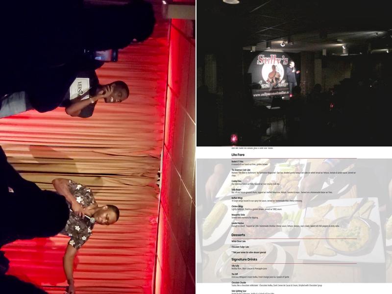 Sully's Comedy Cellar Menu