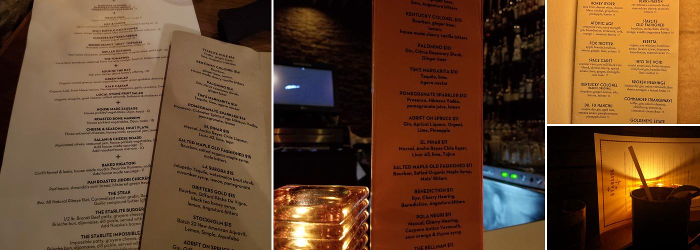 Starlite Menu