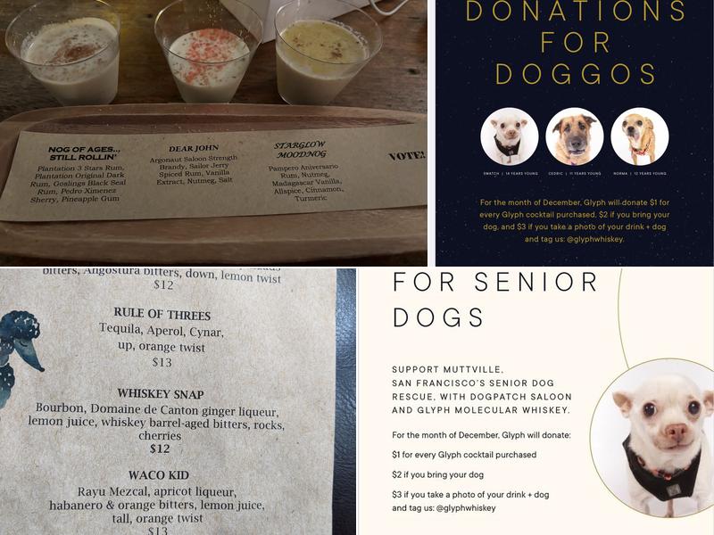 Dogpatch Saloon Menu