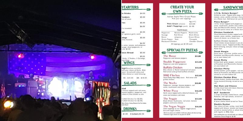 Riverfront Live Menu