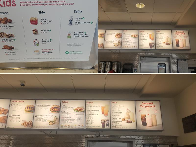 Chick-fil-A Menu