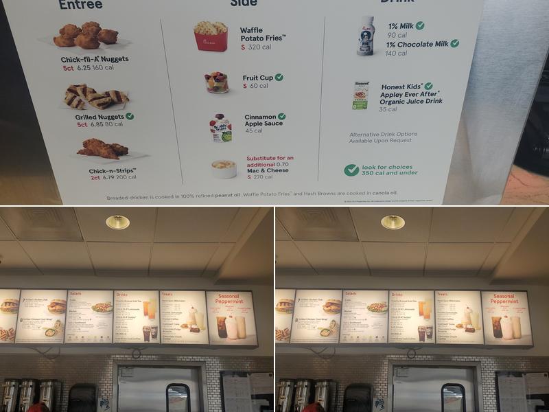 Chick-fil-A Menu