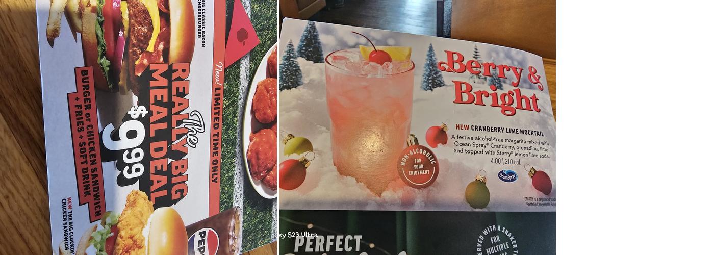 Applebee's Grill + Bar Menu