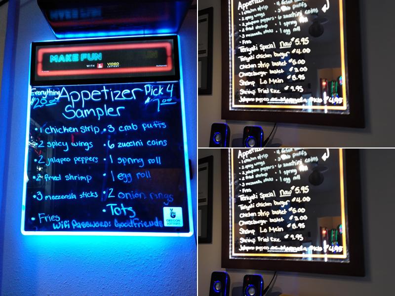 Happy Sing Bar Menu