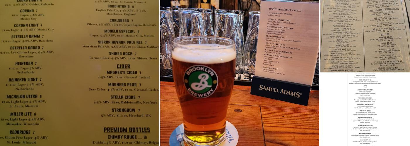 Smithfield Hall NYC Menu