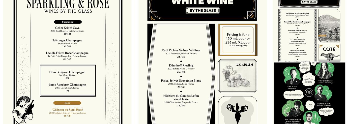 Undercote Menu