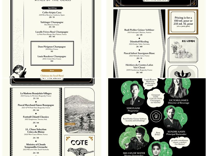 Undercote Menu