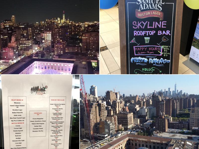 Skyline Rooftop Bar & Lounge Menu