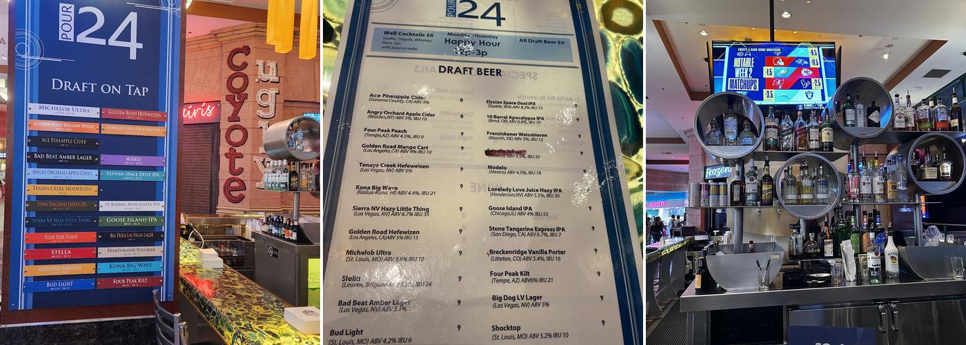 Pour 24 Menu