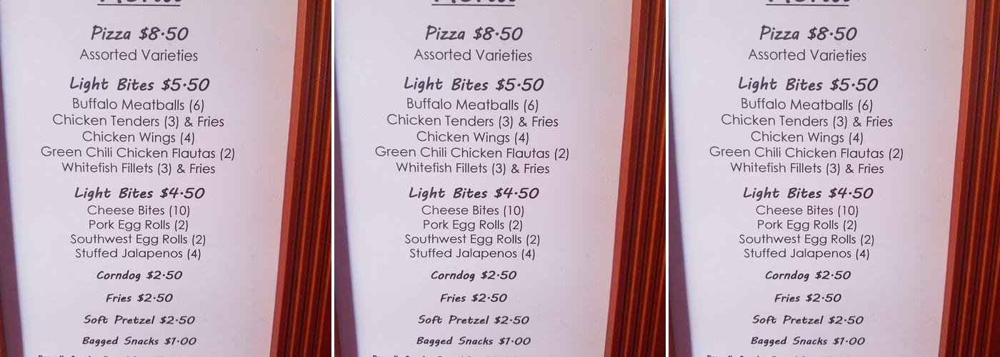 Mr. C's Irish Pub Menu