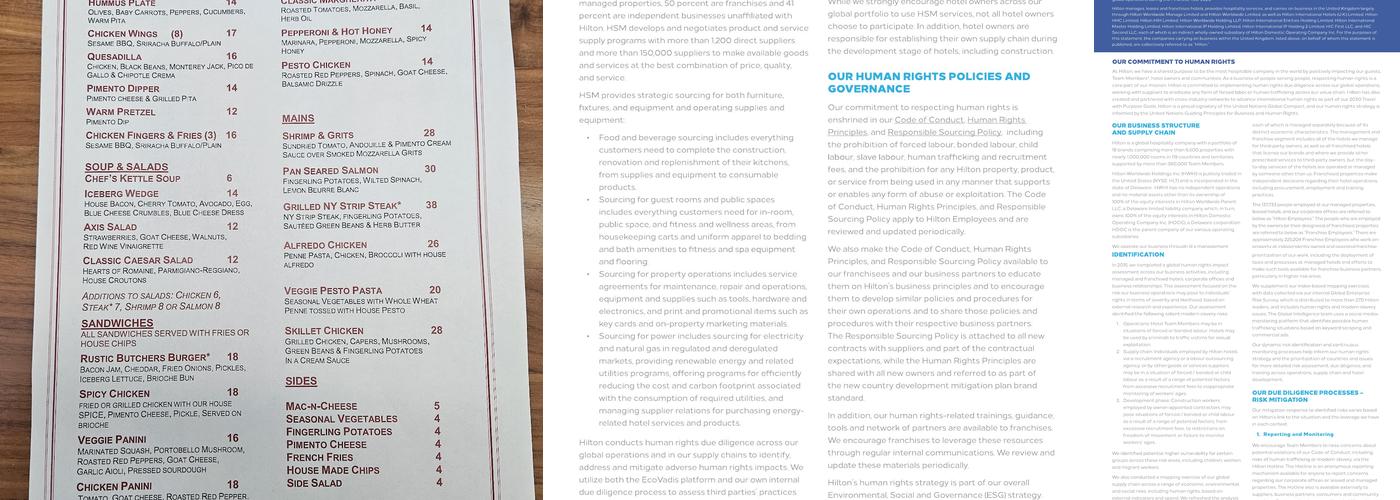 Axis Restaurant & Bar Menu