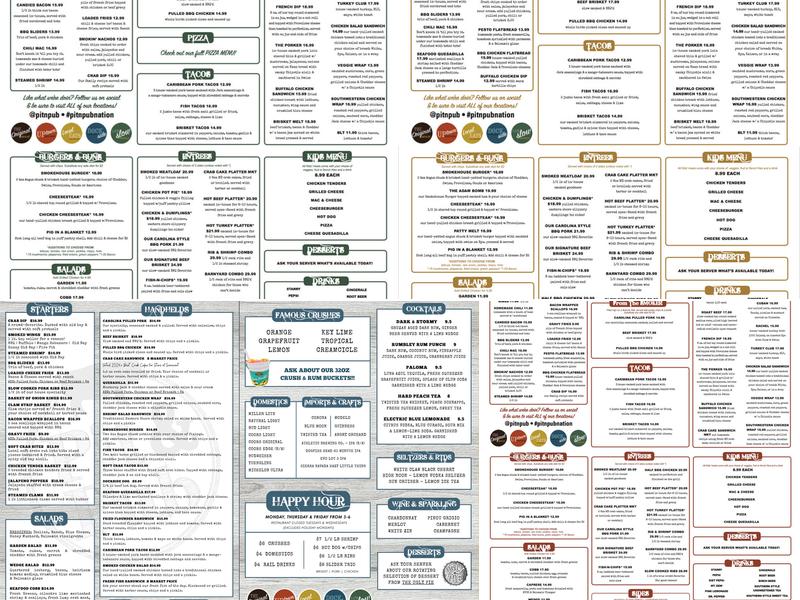 Northside Pit & Pub Menu