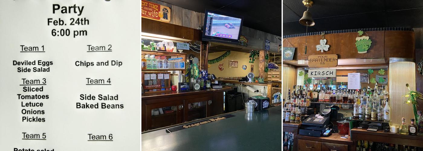Shamrock Pub Menu