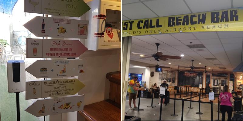 Last Call Beach Bar Menu