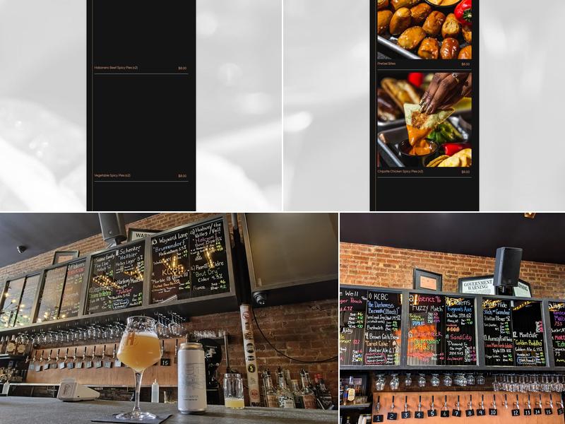 Harlem Hops Menu