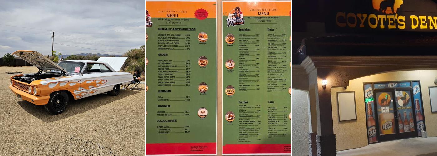Coyote Corner Menu