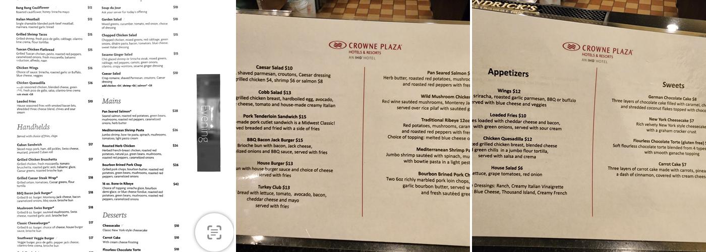 The Landing Menu