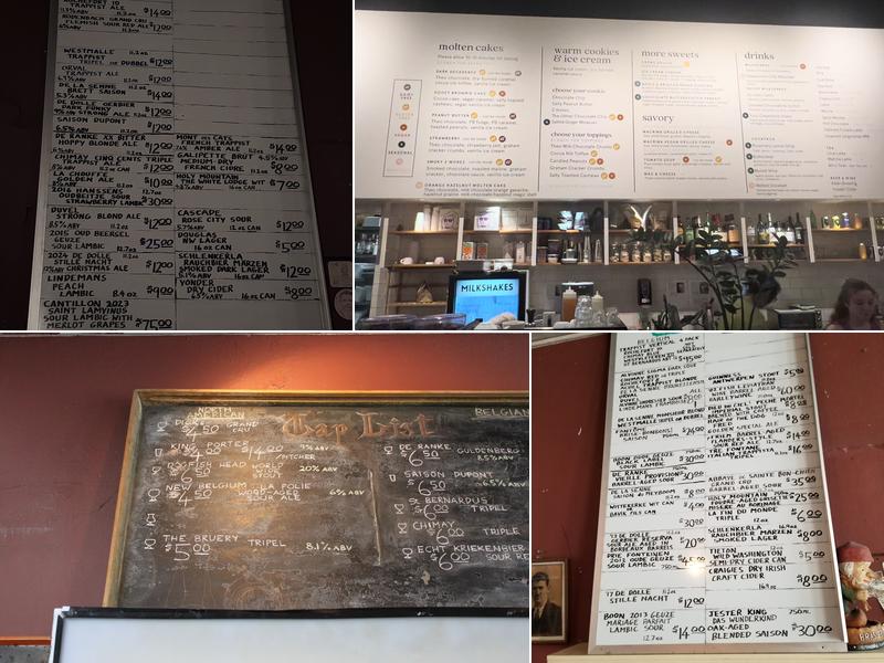 Stumbling Monk Menu