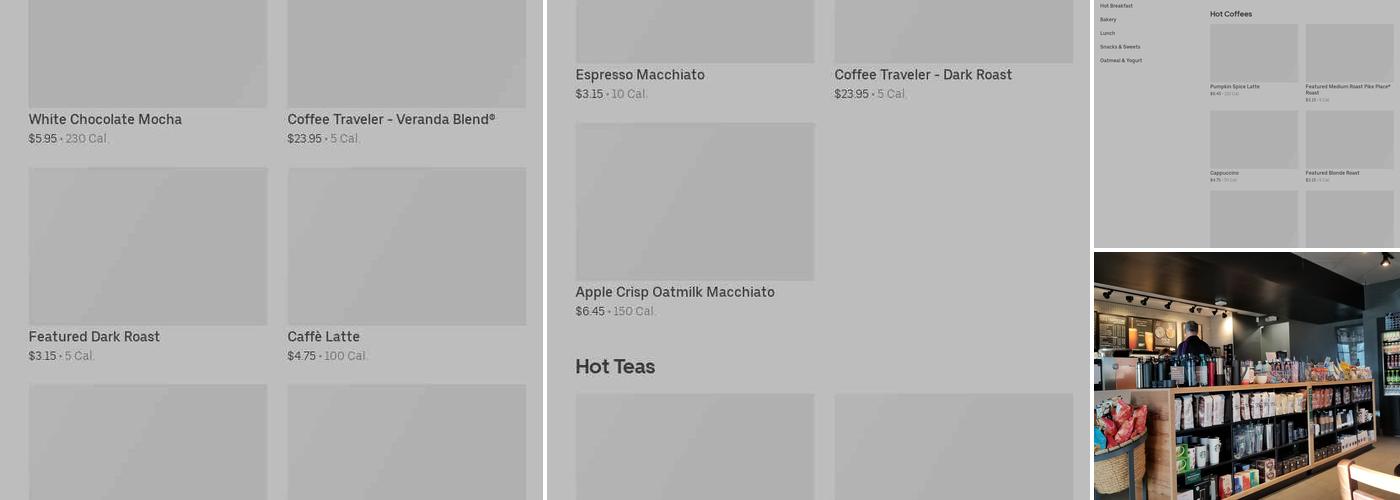 Starbucks Menu