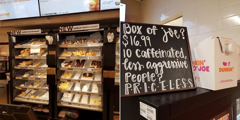 Dunkin' Menu