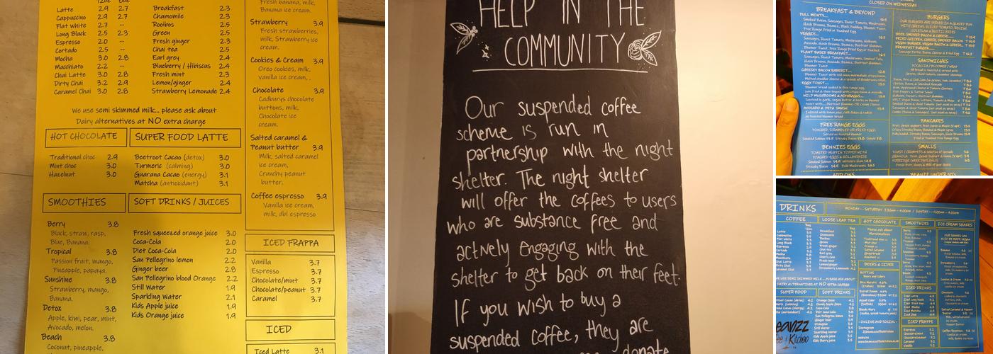 Beanzz Coffee & Kitchen Menu