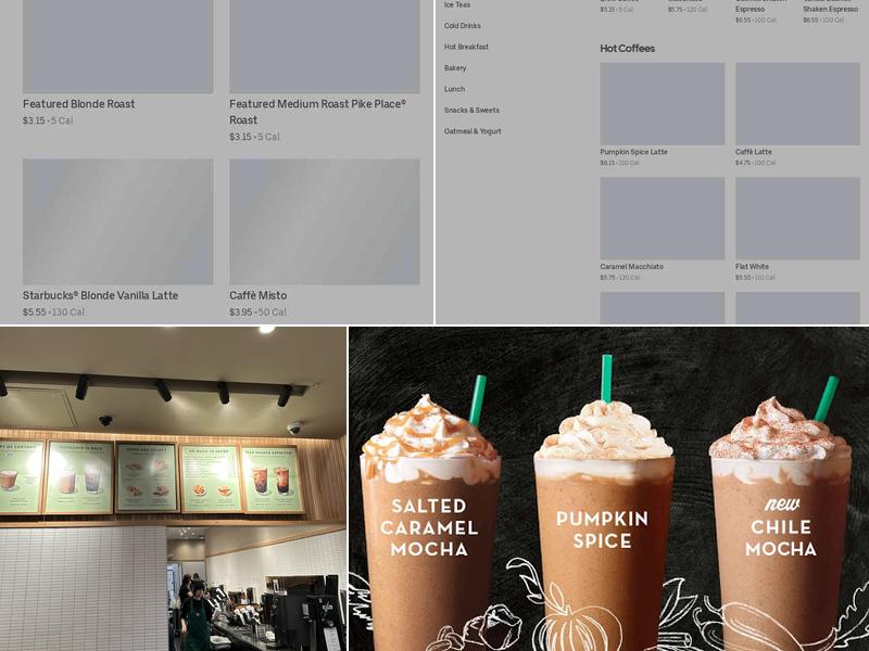 Starbucks Menu
