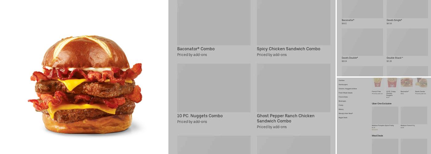 Wendy's Menu