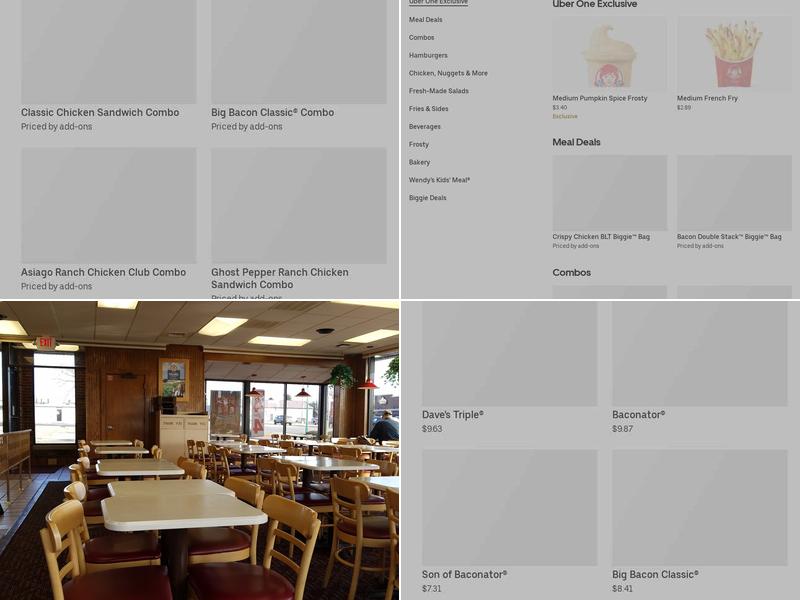 Wendy's Menu