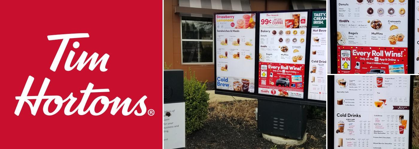 Tim Hortons Menu
