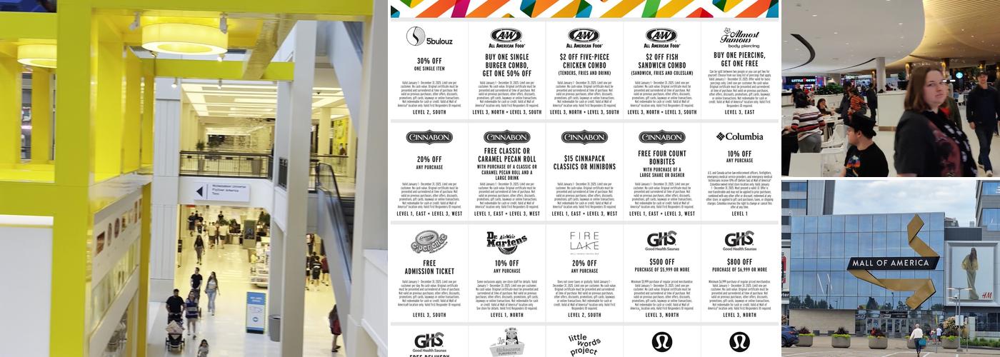 Mall of America® Menu