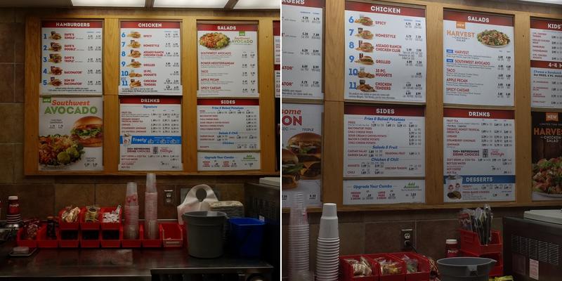 Wendy's Menu