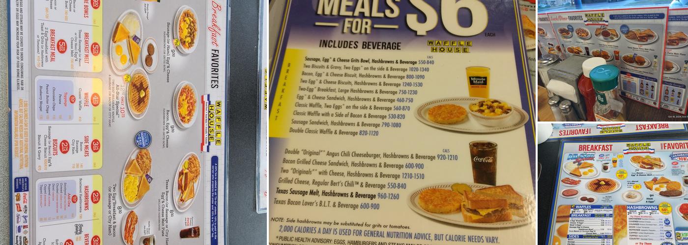 Waffle House Menu