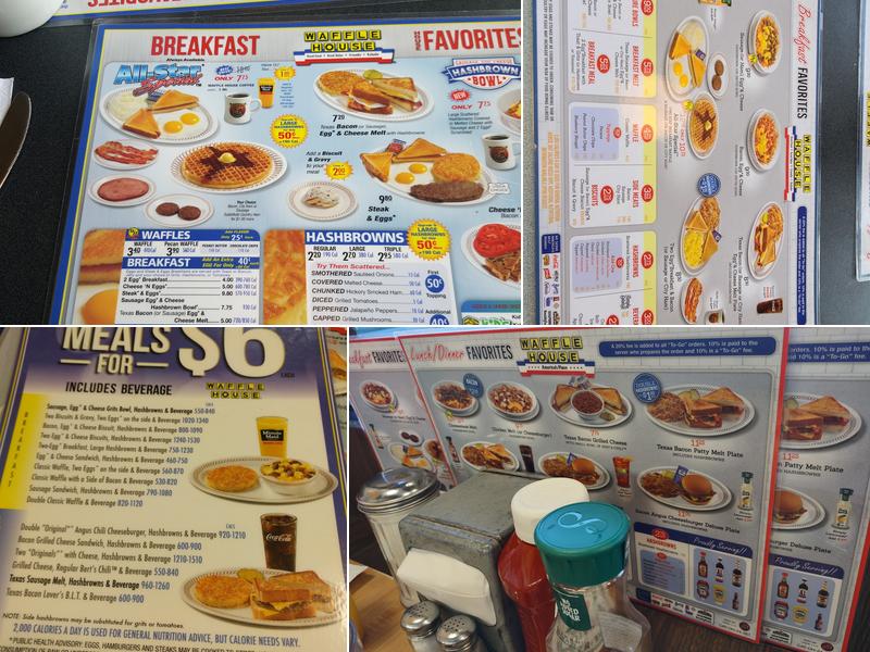 Waffle House Menu