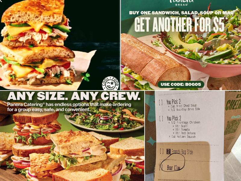 Panera Bread Menu