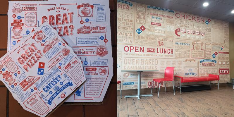 Domino's Pizza Menu