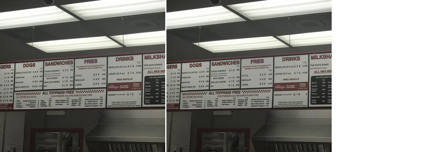 Five Guys Menu
