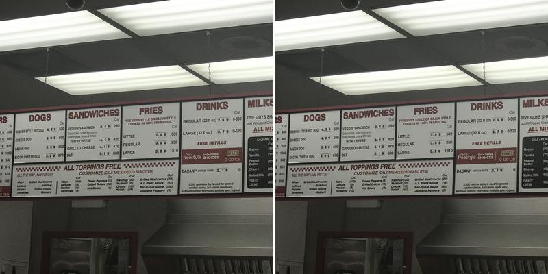 Five Guys Menu