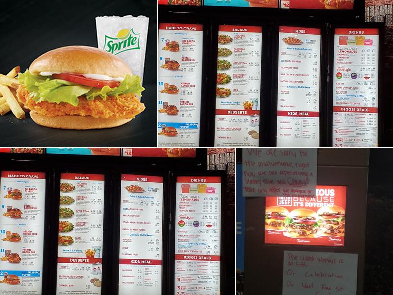 Wendy's Menu