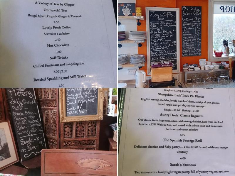 Post Card Cafe Menu