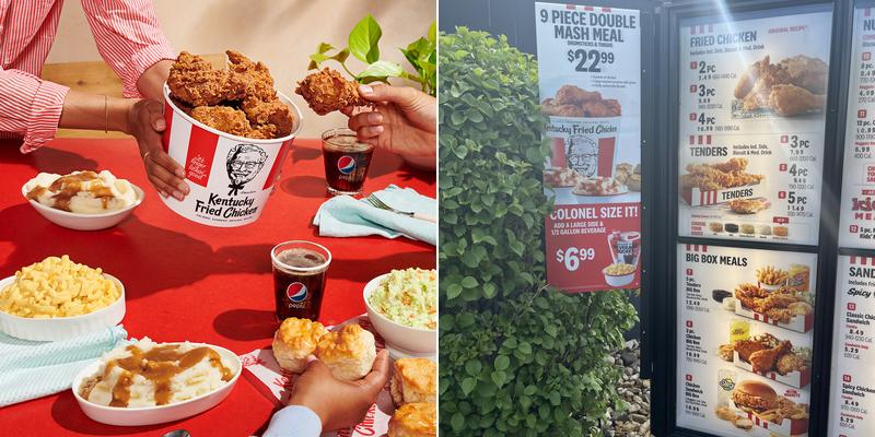 KFC Menu