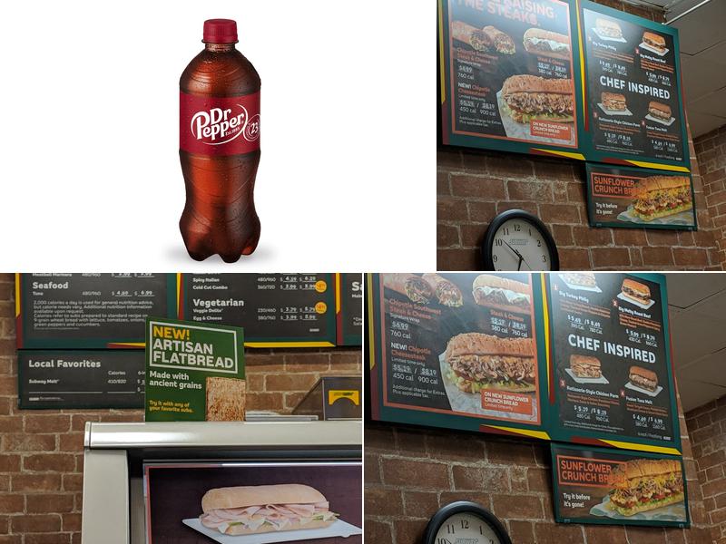 Subway Menu
