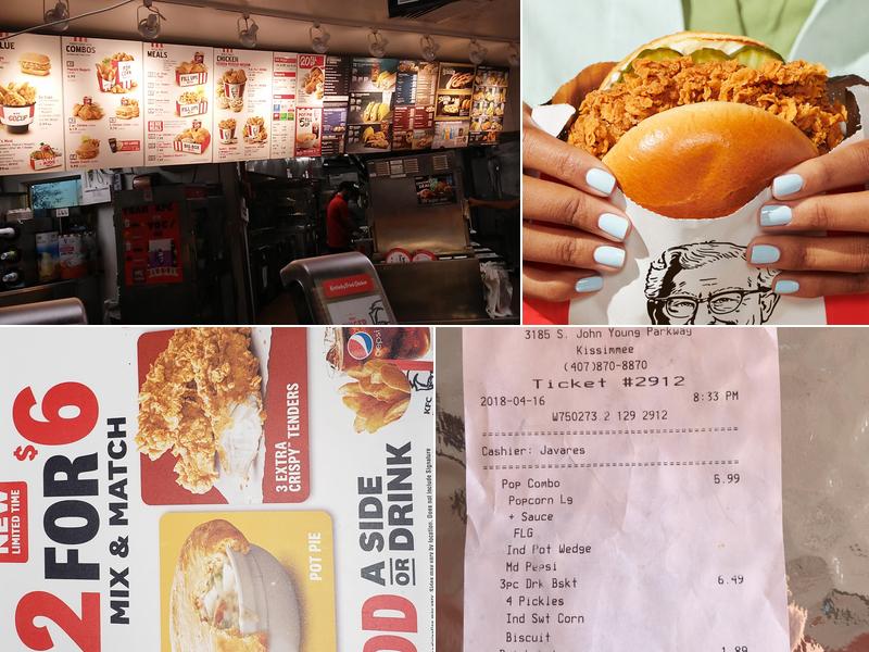 KFC Menu