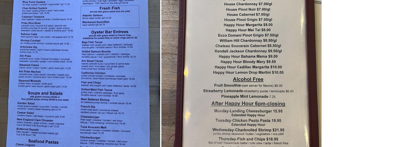 Naturally Newport Menu