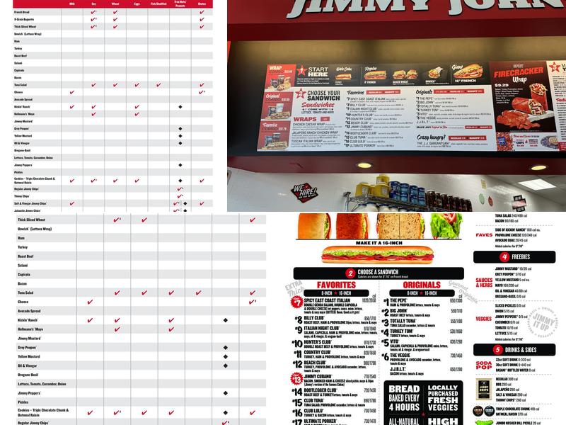 Jimmy John's Menu
