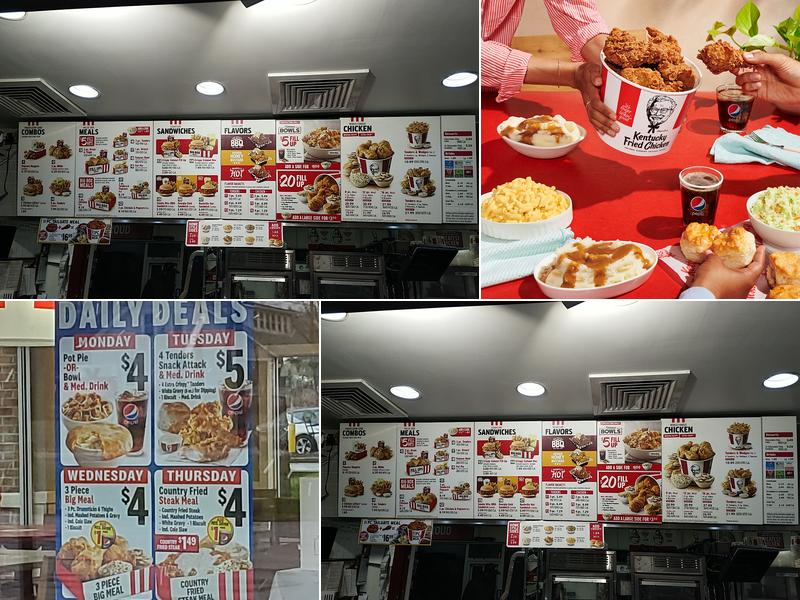 KFC Menu