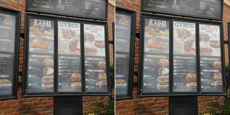 Arby's Menu