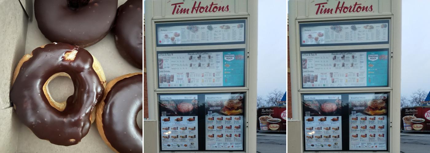 Tim Hortons Menu
