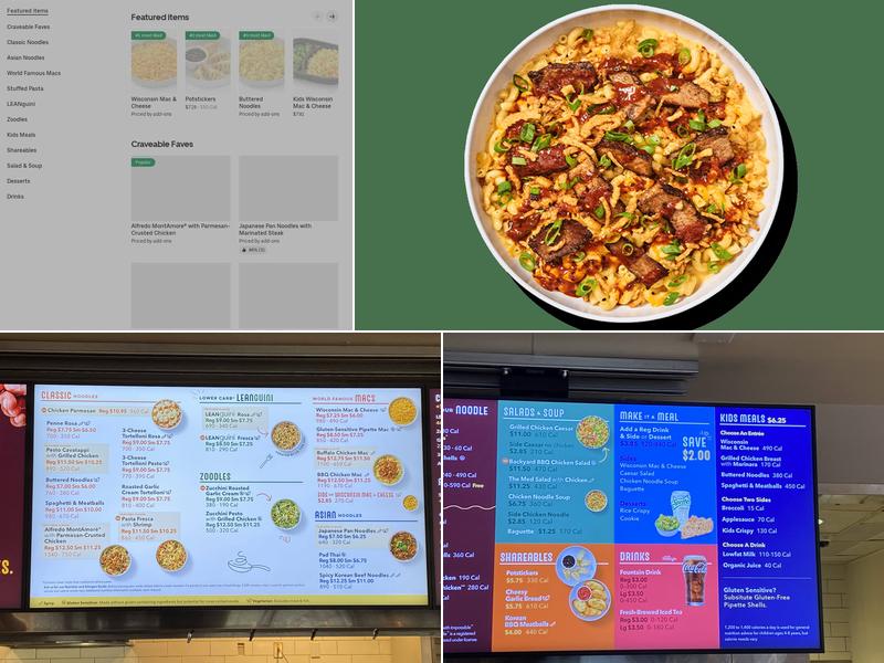 Noodles and Company Menu