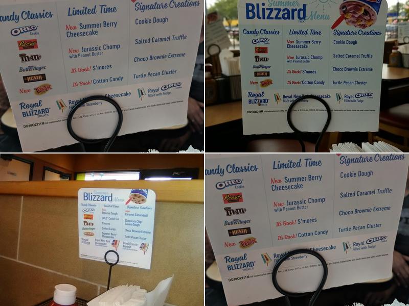 Dairy Queen Grill & Chill Menu